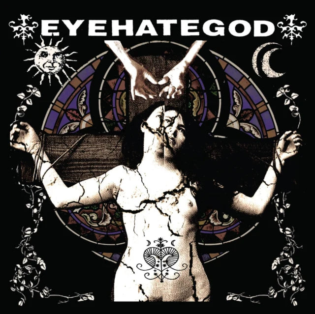 Black vinyl LP of Eyehategod's self-titled album by Cease & Desist Records, shown in a clear image of the record and cover art.