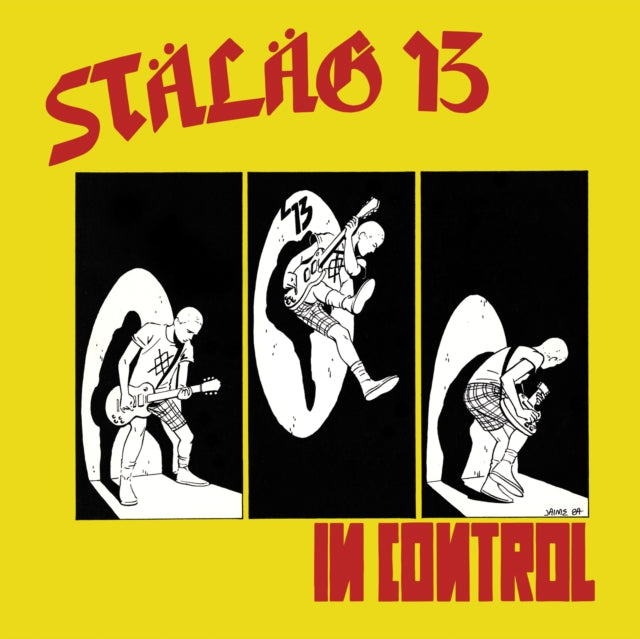 Cease & Desist Records Stalag 13 In Control Trust Edition vinyl LP with colorful album cover artwork.