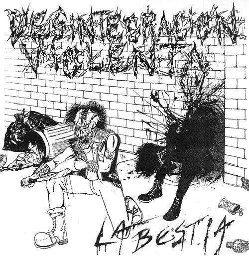 Desintegracion Violenta- La Bestia 7" EP NEW - Cease & Desist Records