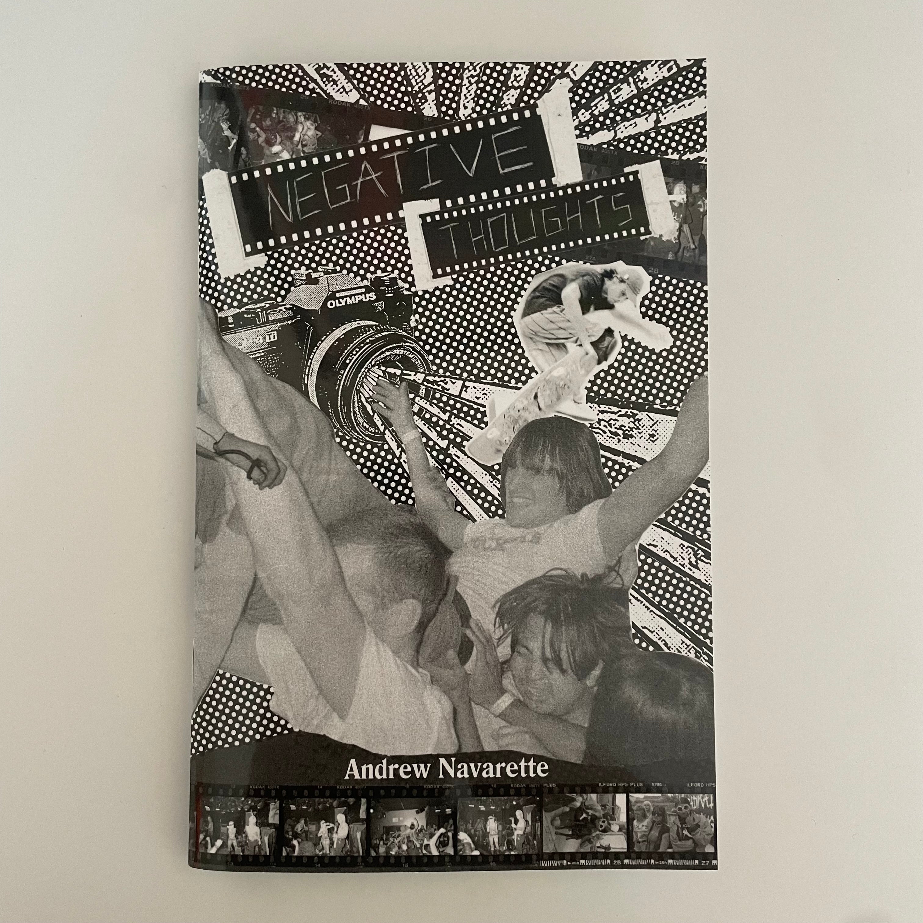 "Negative Thoughts" by Andrew Navarette Zine - Cease & Desist Records