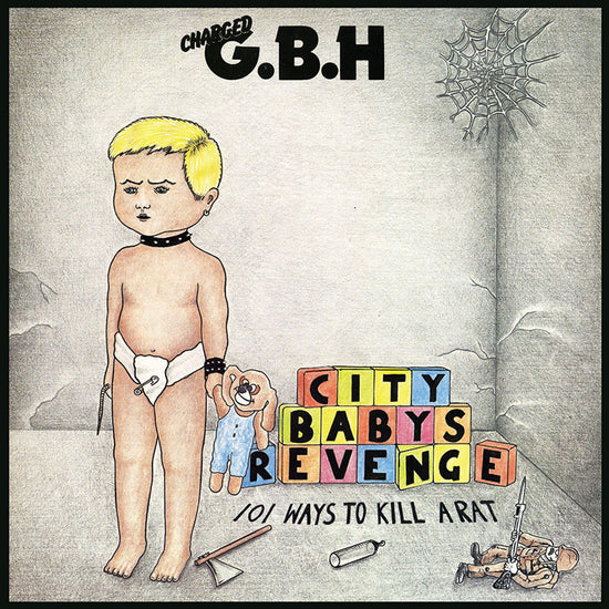 G.B.H. - City Babys Revenge 12" (LP, album, RE) - NEW - Cease & Desist Records