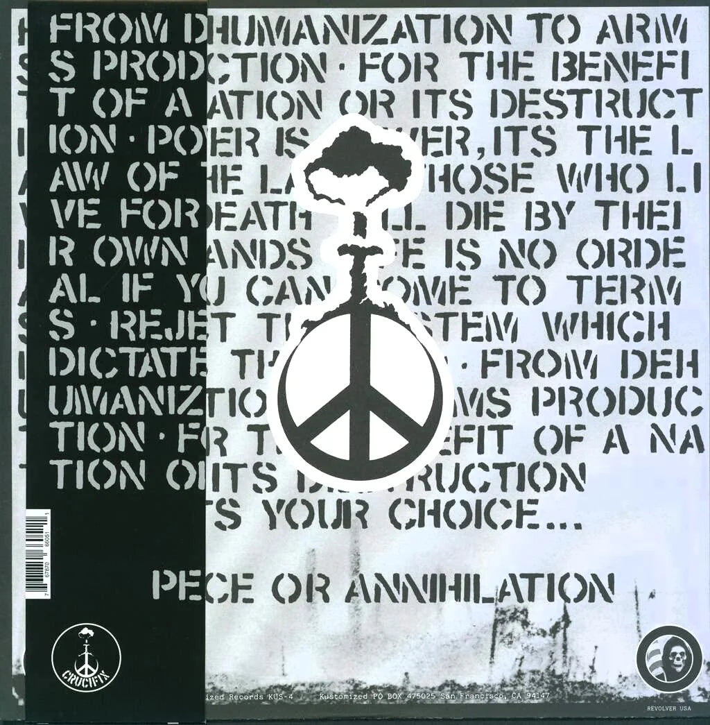 CRUCIFIX- Dehumanization 12" LP NEW - Cease & Desist Records