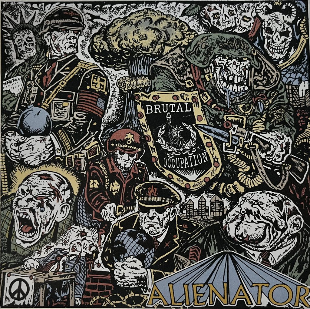 Alienator- Brutal Occupation 7" EP NEW