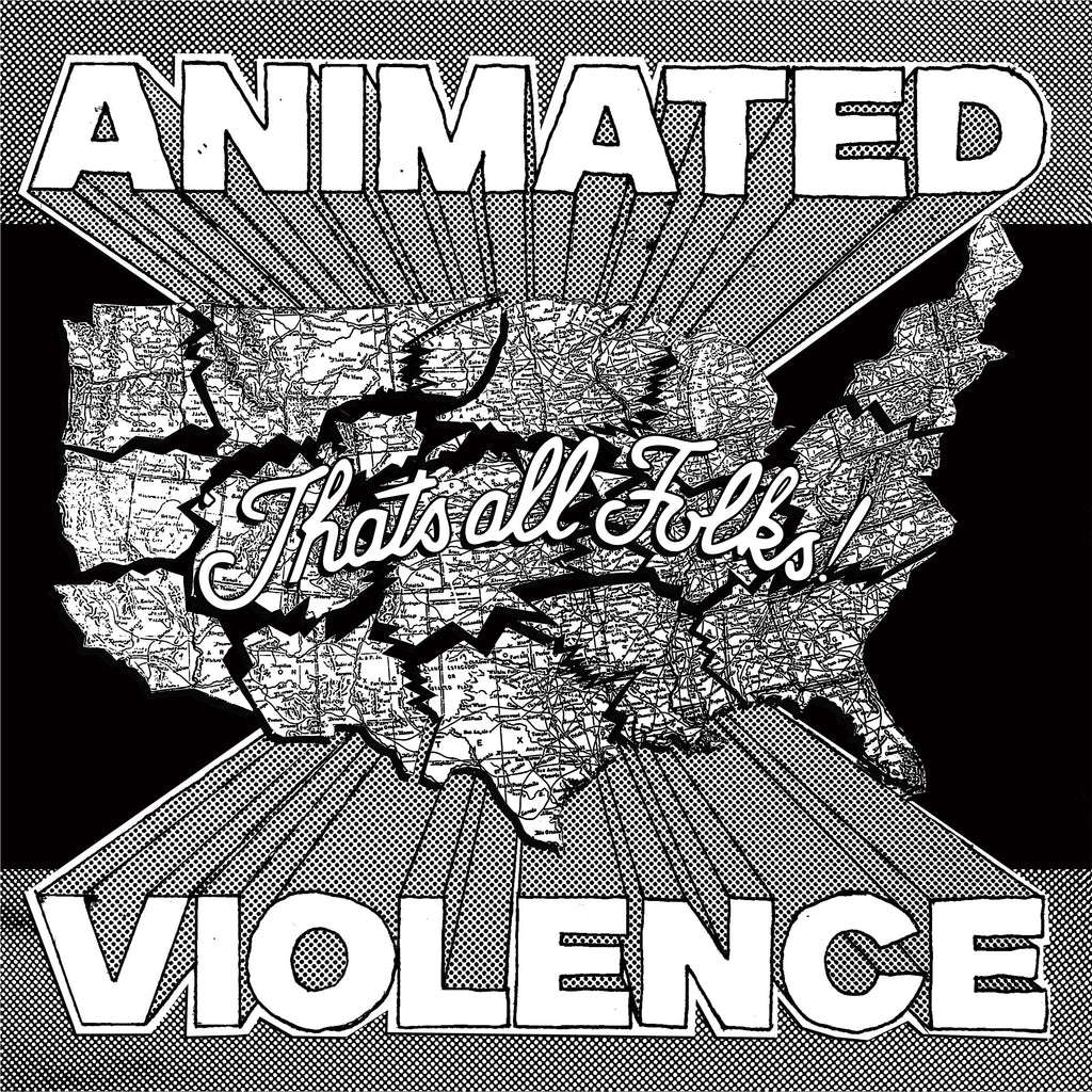 Total Vacation/Animated Violence- Split LP 12" - Cease & Desist Records
