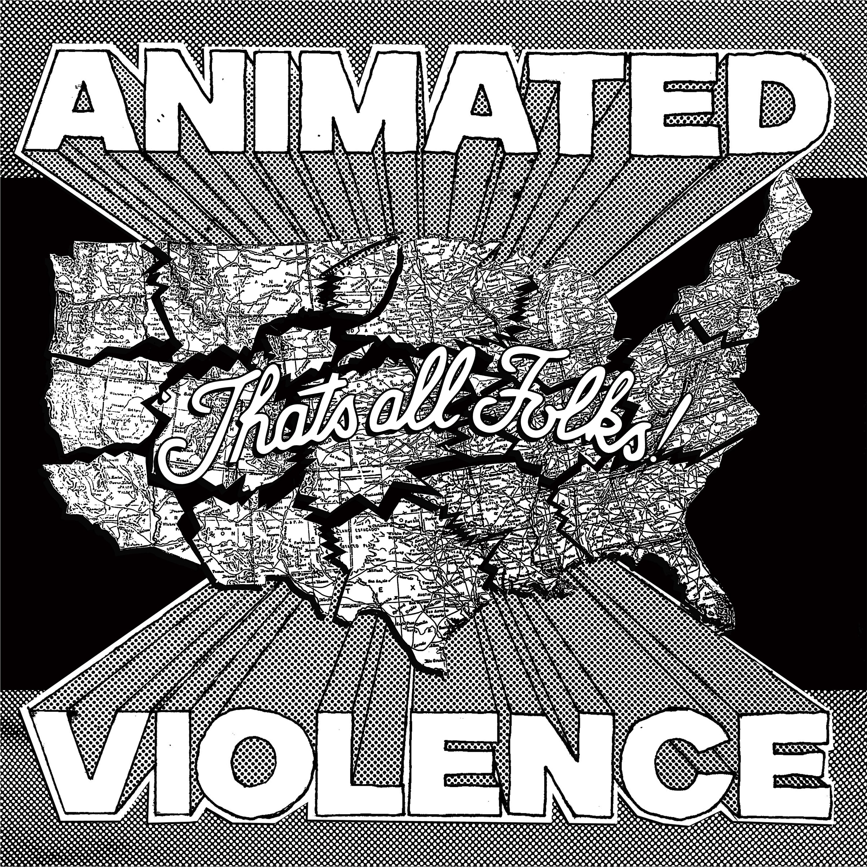 Total Vacation/Animated Violence- Split LP 12" - Cease & Desist Records