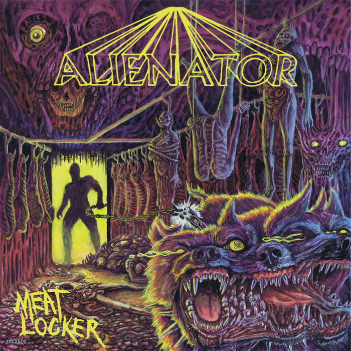 Alienator "Meat Locker" 12" LP NEW - Cease & Desist Records