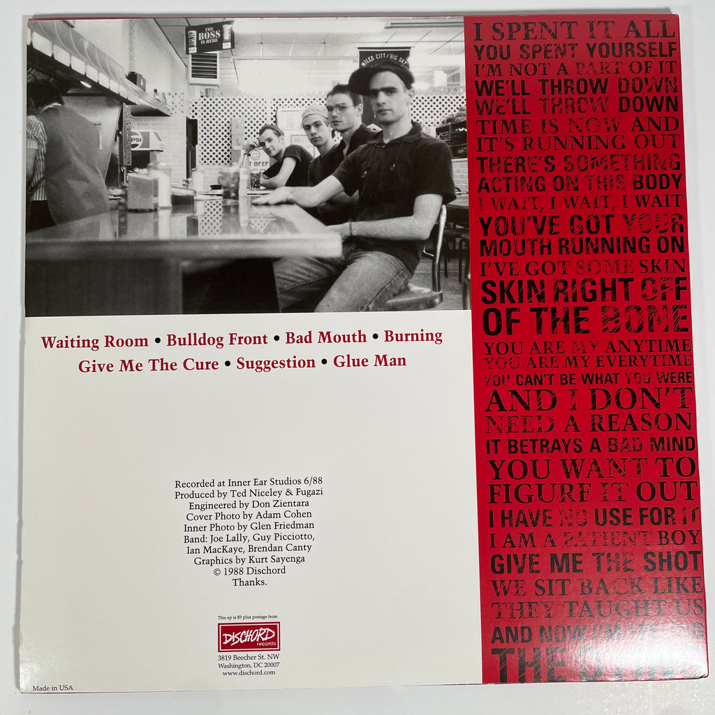 USED: Fugazi- S/T 12" EP RE 2008 - Cease & Desist Records