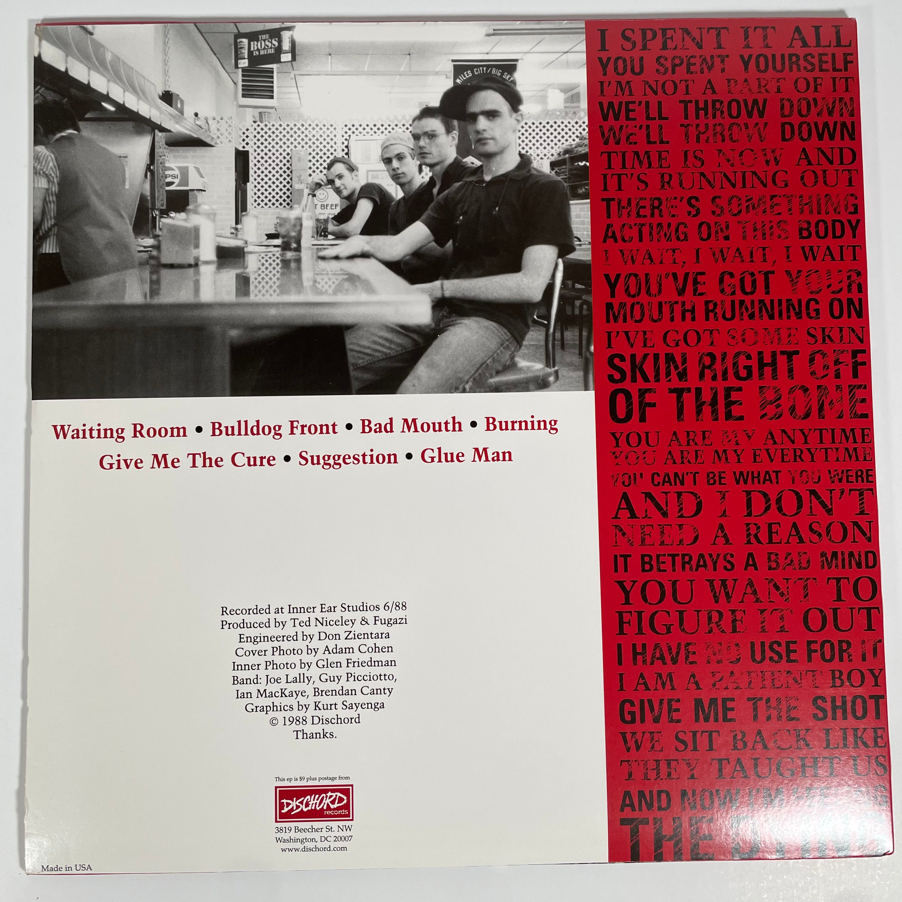 USED: Fugazi- S/T 12" EP RE 2008 - Cease & Desist Records