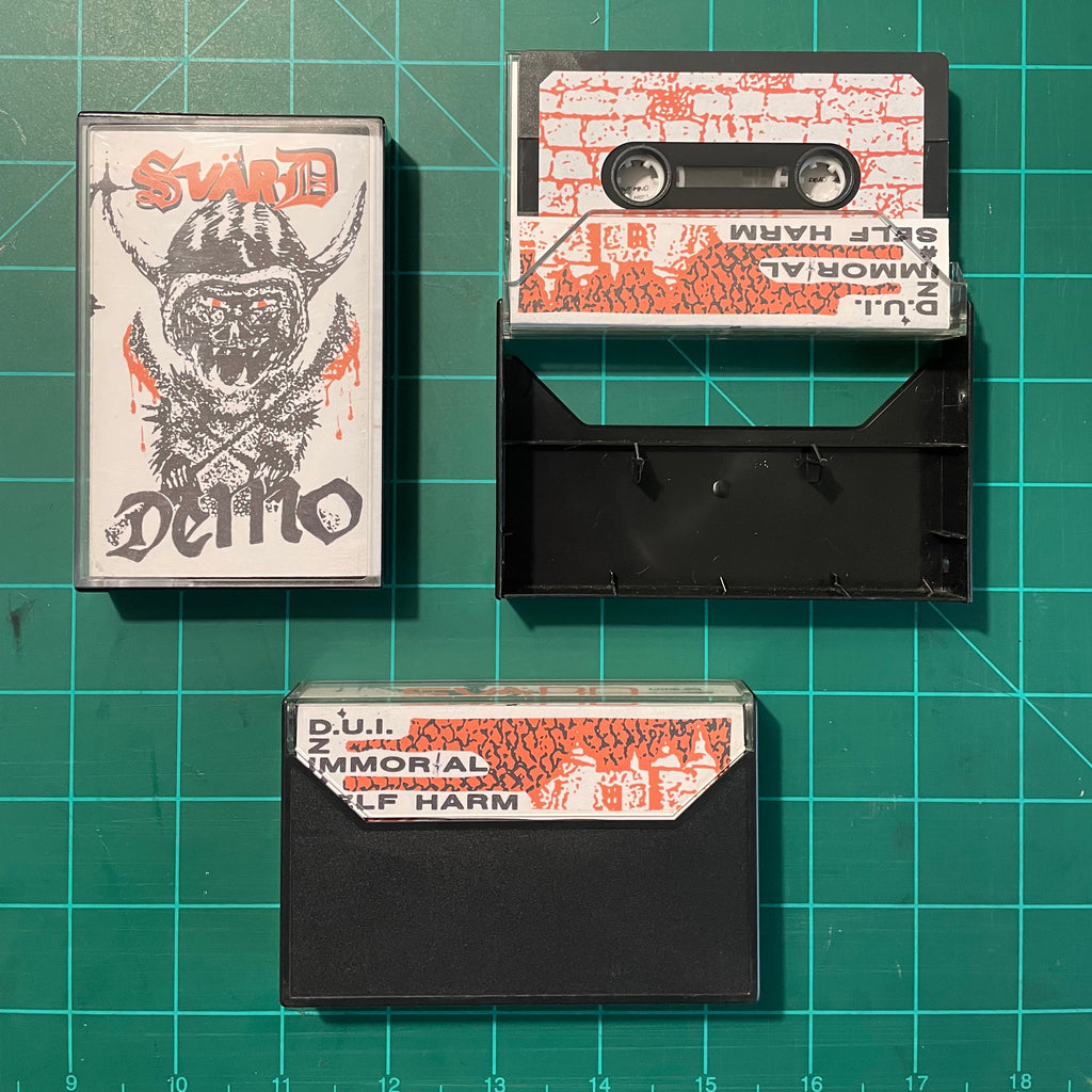 SVÄRD- DEMO (2025) Casstte Tape - Cease & Desist Records