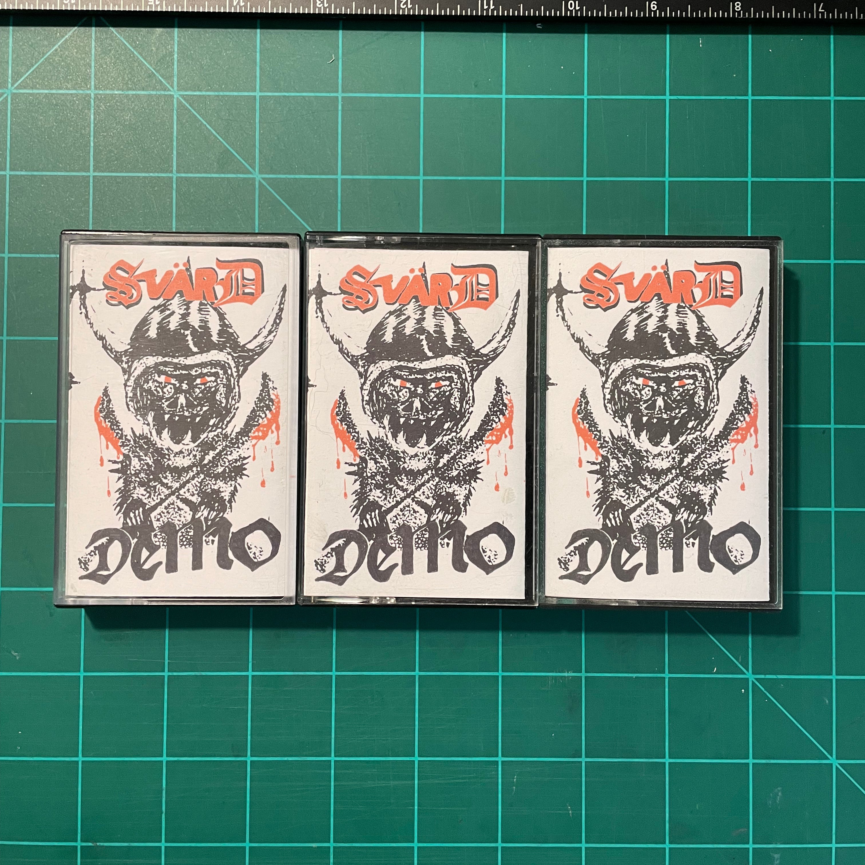 SVÄRD- DEMO (2025) Casstte Tape - Cease & Desist Records
