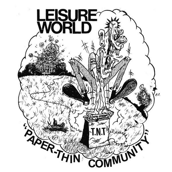 Leisure World – Paper-Thin Community 7" NEW - Cease & Desist Records