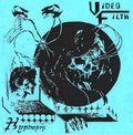 Vinyl record of Video Filth Hypnosis 7-inch EP by Cease & Desist Records, featuring colorful album artwork.