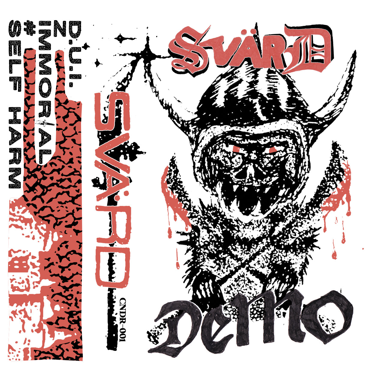 SVÄRD- DEMO (2025) Casstte Tape - Cease & Desist Records