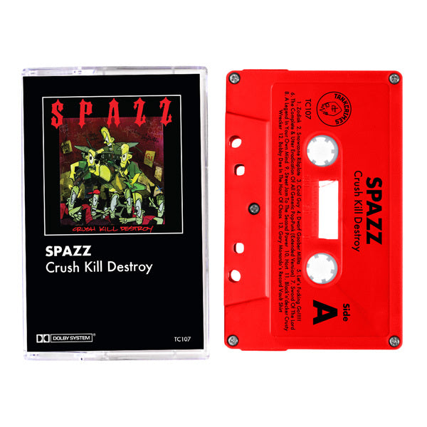 Spazz- Crush Kill Destroy NEW Cassette