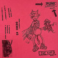 Cease & Desist Records Zero Sanity Demo 2 cassette tape with album cover art featuring bold graphics and vibrant colors.