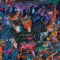 Black vinyl record of Cease & Desist Records' Cavalcade MIDI 12-inch LP, featuring the album cover artwork.