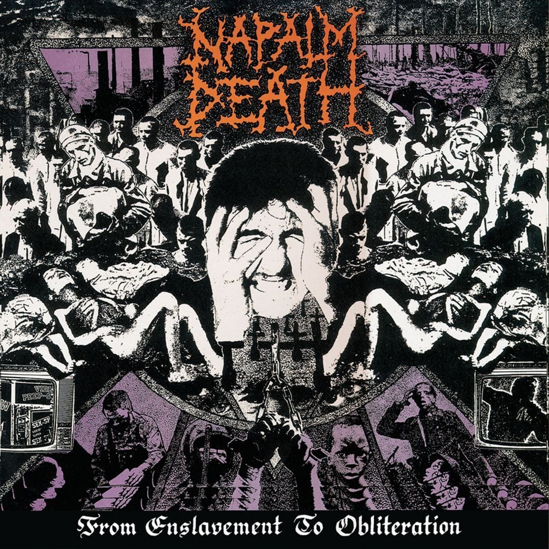 NAPALM DEATH: From Enslavement To Obliteration 12" LP NEW - Cease & Desist Records